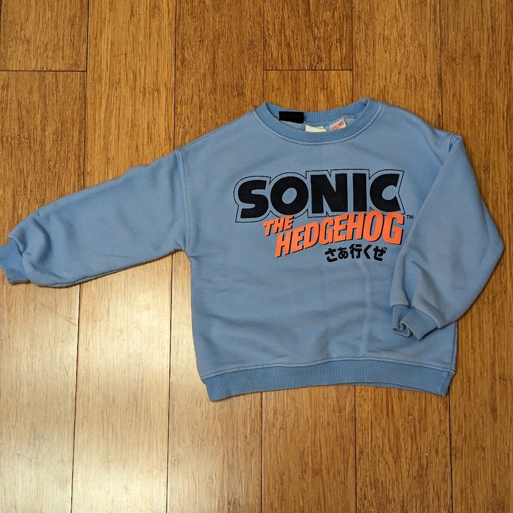 HTF Zara Sonic Hedgehog sweatshirt